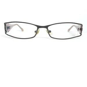 Koali 6467K Brown Pink Rectangular Filigree Eyeglasses Frames 52-16 France 21488